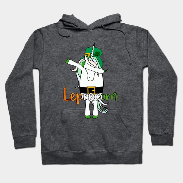 Dabbing Leprecorn Hoodie by hoopoe